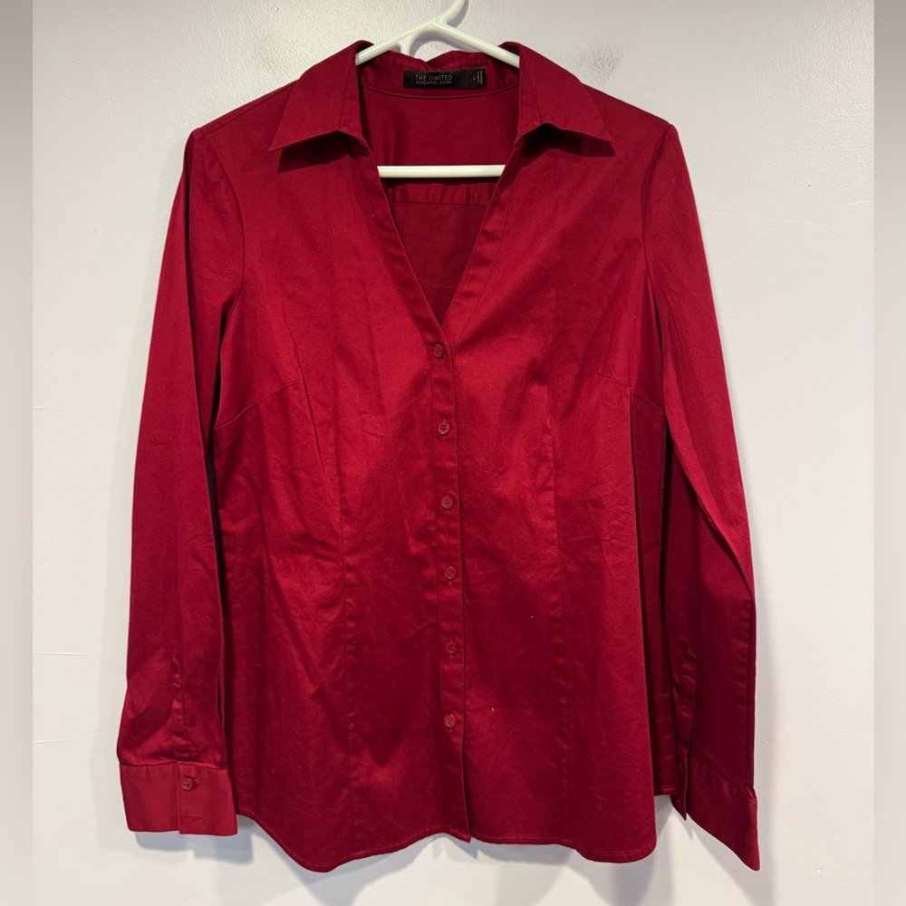 Red the limited essential button down collared shirt